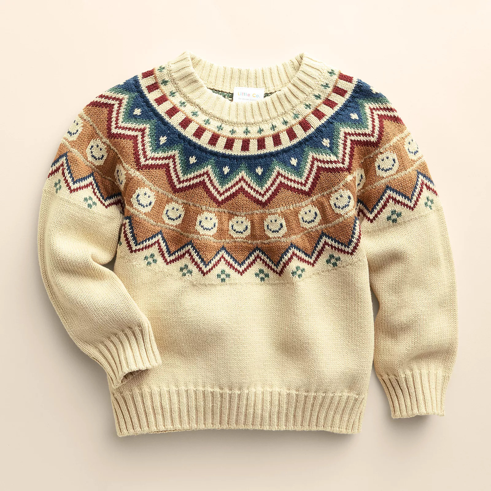 Kids 4-12 Little Co. by Lauren Conrad Knit Sweater, Girl's, Size: 5, Smile Fairisle | Kohl's