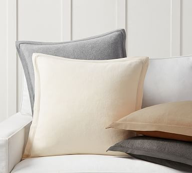 Cozy fleece Pillow Cover | Pottery Barn (US)