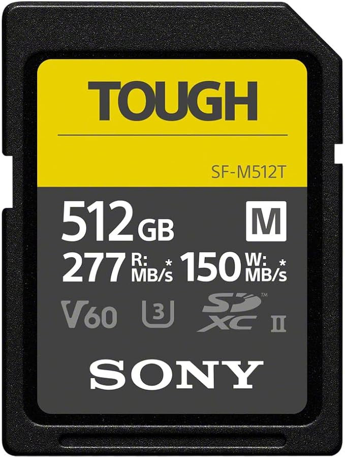 Sony 512 GB Tough M Series UHS-II SDXC Memory Card | Amazon (US)