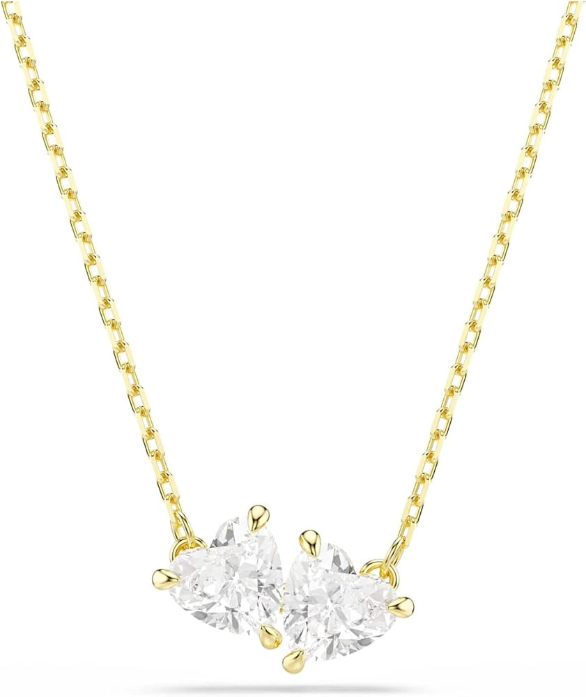 Swarovski Mesmera necklace, Heart, White, Gold-tone finish | Amazon (US)