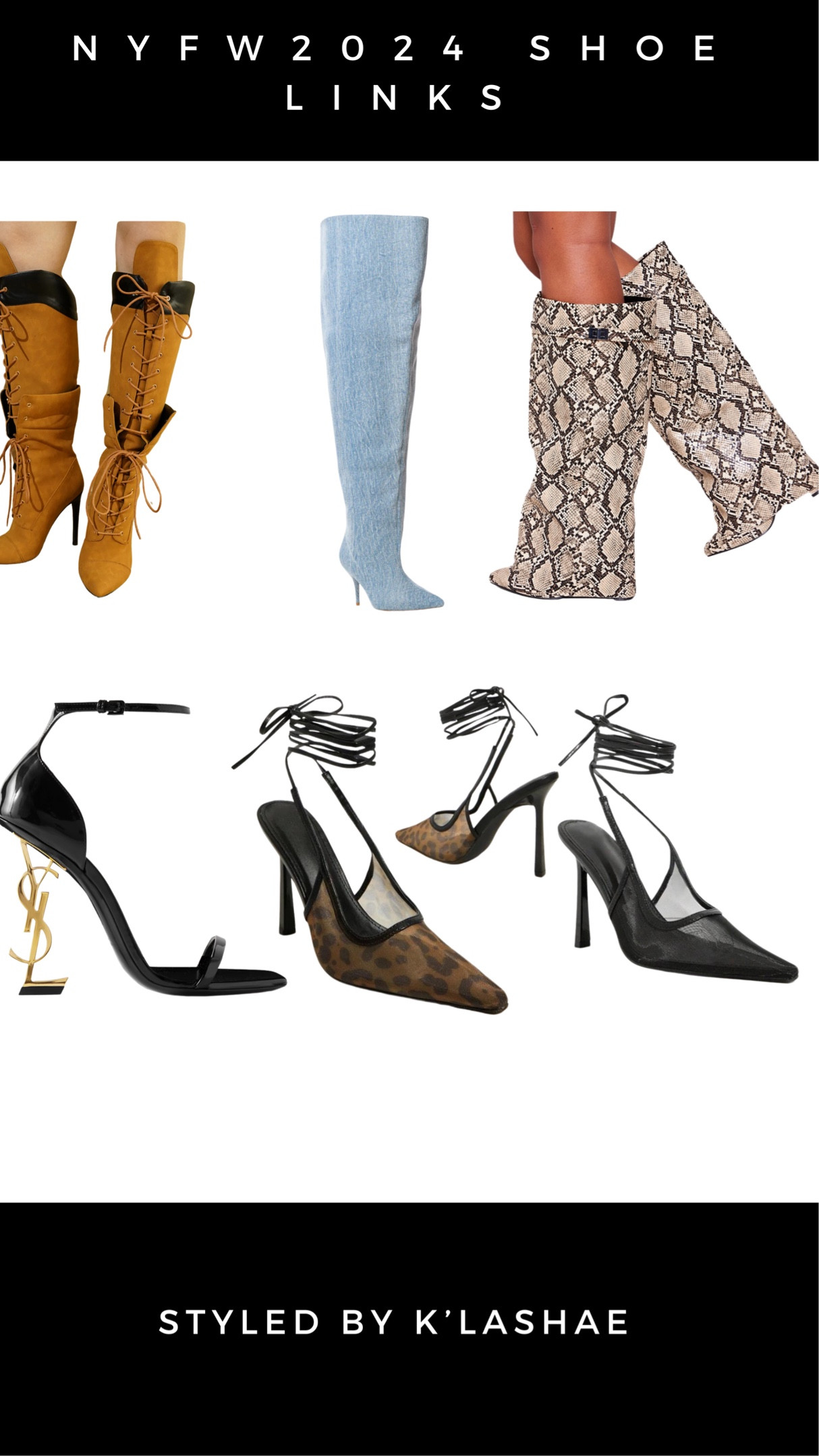Here are shoes I wore to achieve my NYFW looks! 

#LTKStyleTip #LTKCon #LTKNYFW