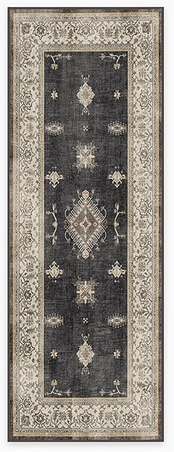 Ruggable – Verena Dark Wood – Machine Washable Runner Rug – Pet & Child Friendly – Stain ... | Amazon (US)
