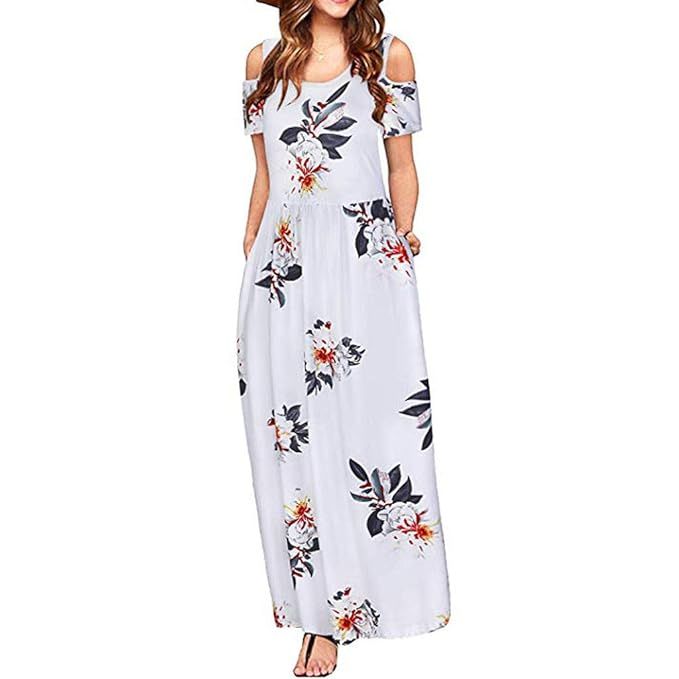 Gibobby_Dress Gibobby Women's Printed Maxi Dress Skirt Loose Beach Maxi Dress | Amazon (US)