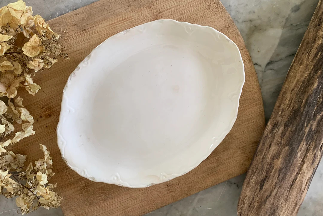 Vintage Ironstone Plate - Etsy | Etsy (US)