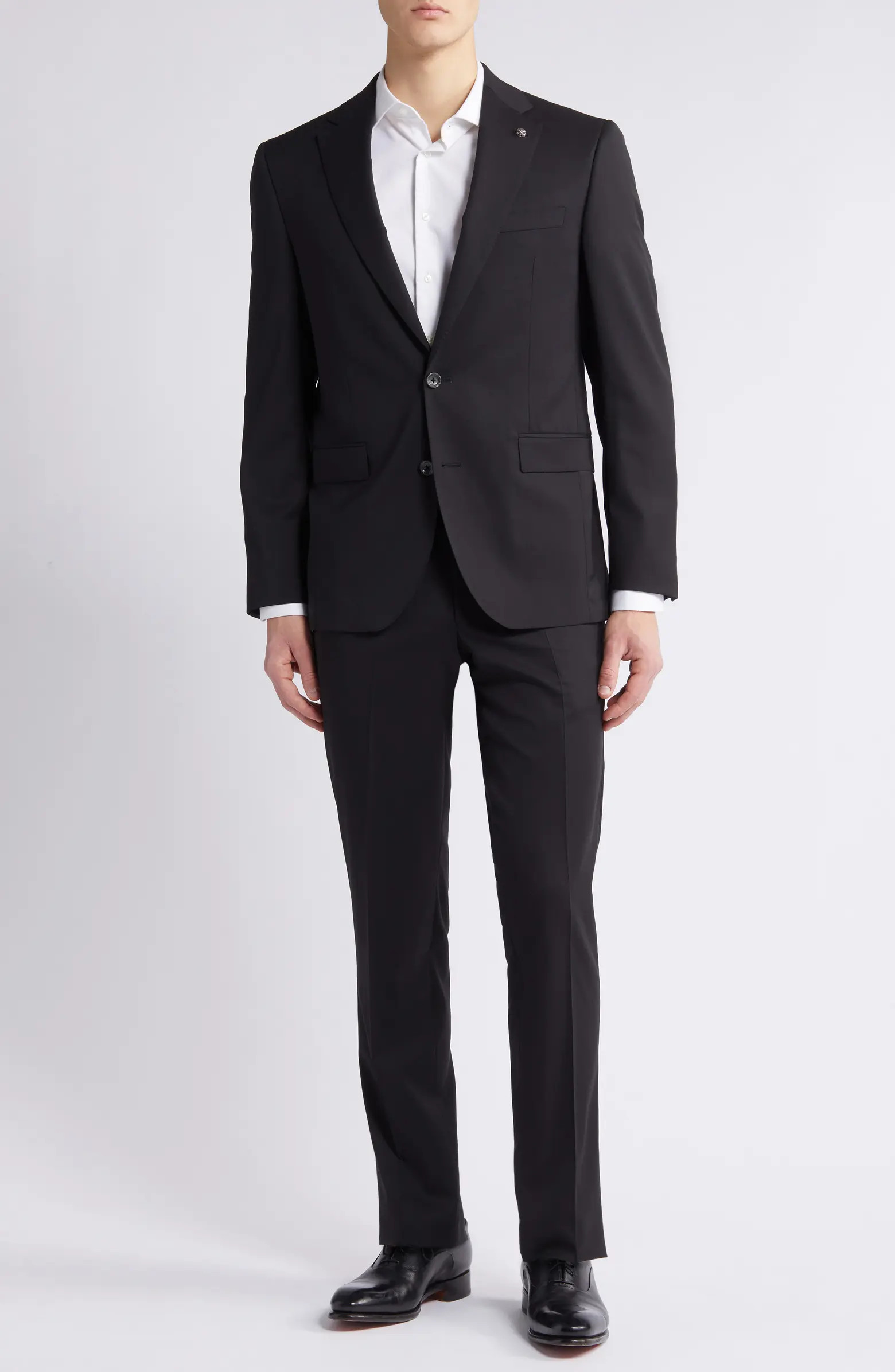 Solid Black Wool Suit | Nordstrom