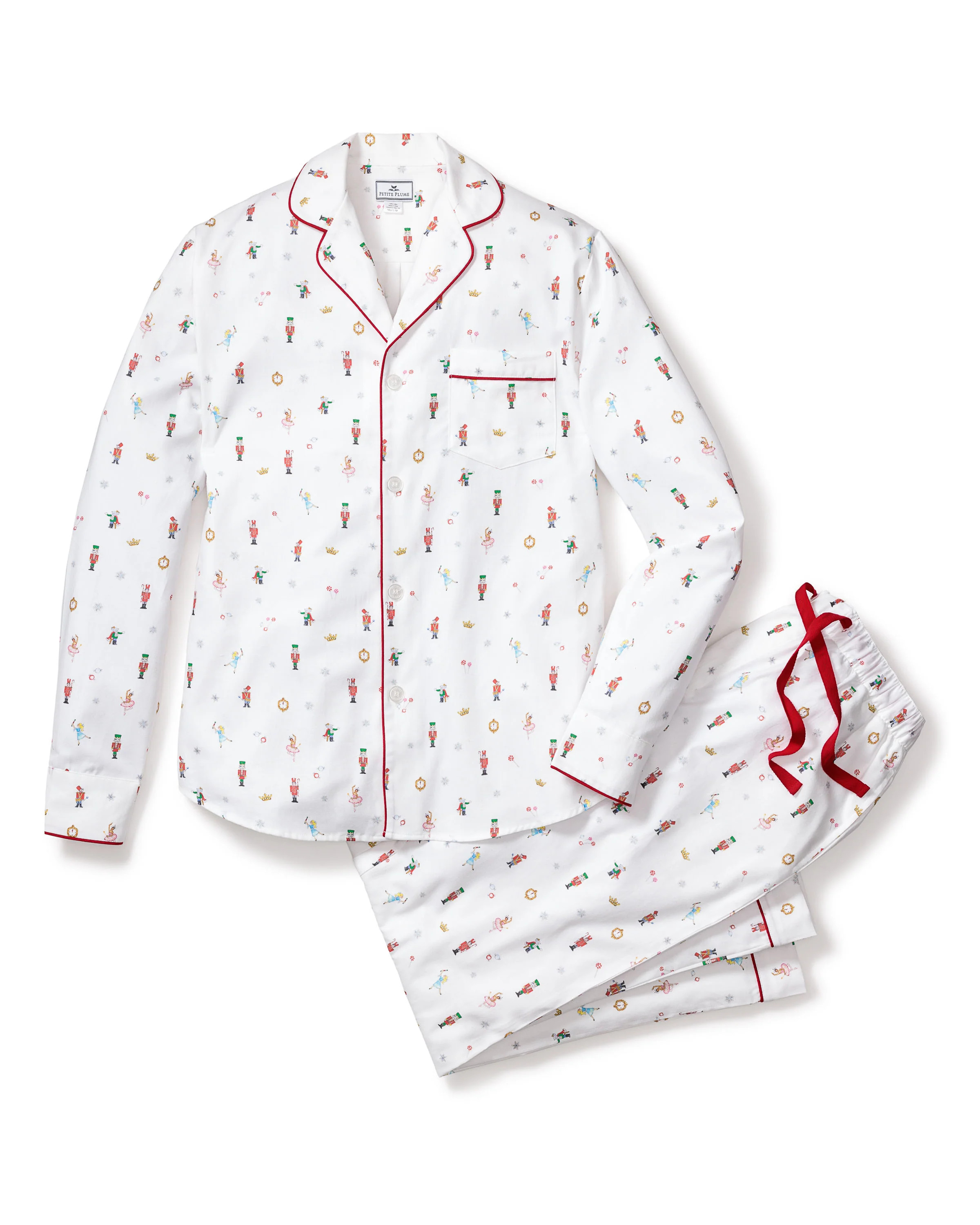 Men's Twill Pajama Set in A Night at the Nutcracker | Petite Plume