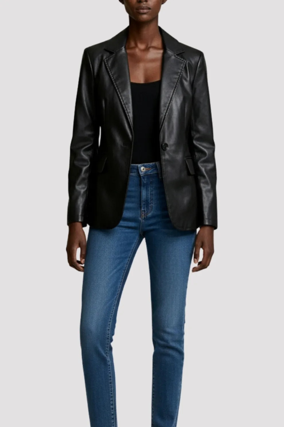 Black FAWN Nikki Pu Blazer | Debenhams | Debenhams UK