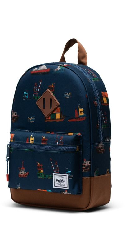 Herschel Supply Heritage Kids Backpack Tug Boats | Well.ca