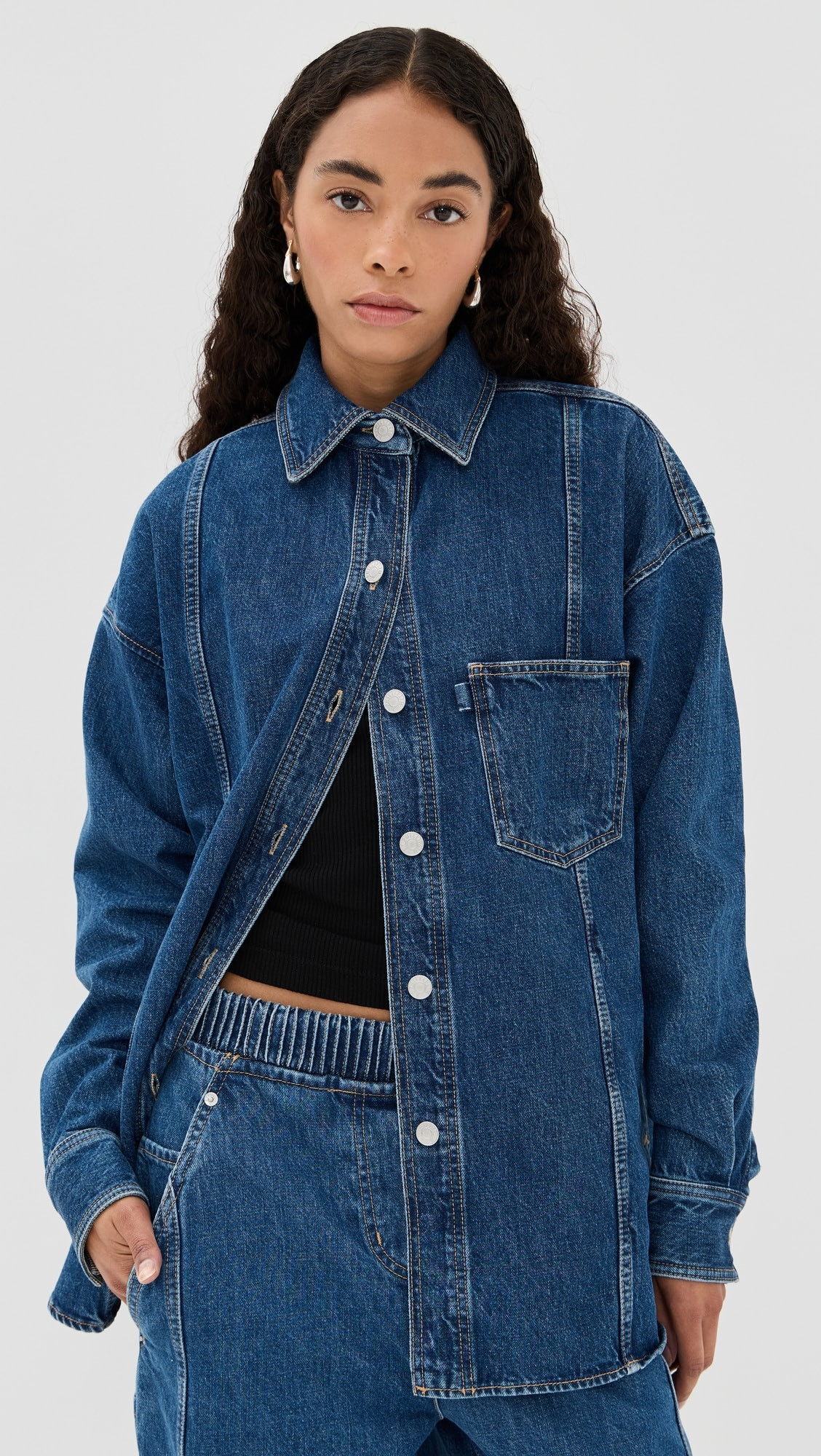 Denim Shirt Jacket | Shopbop