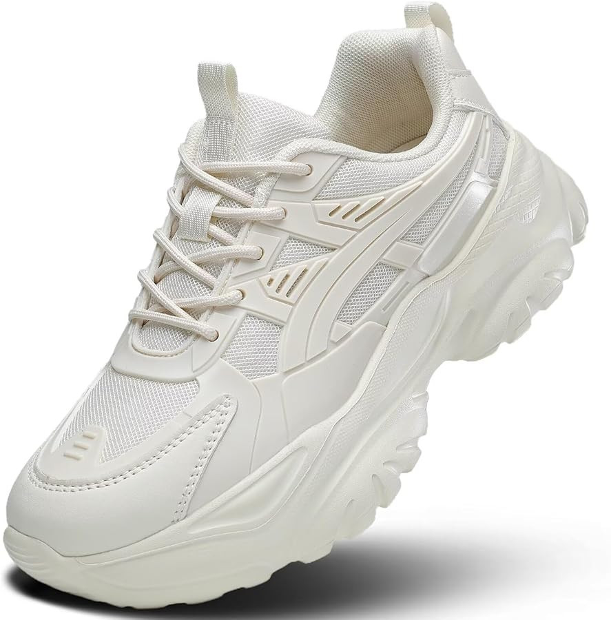 Women's Road Running Shoes Non Slip Ladies Walking Fashion Athletic Chunky Sneakers Work Gym Comf... | Amazon (US)