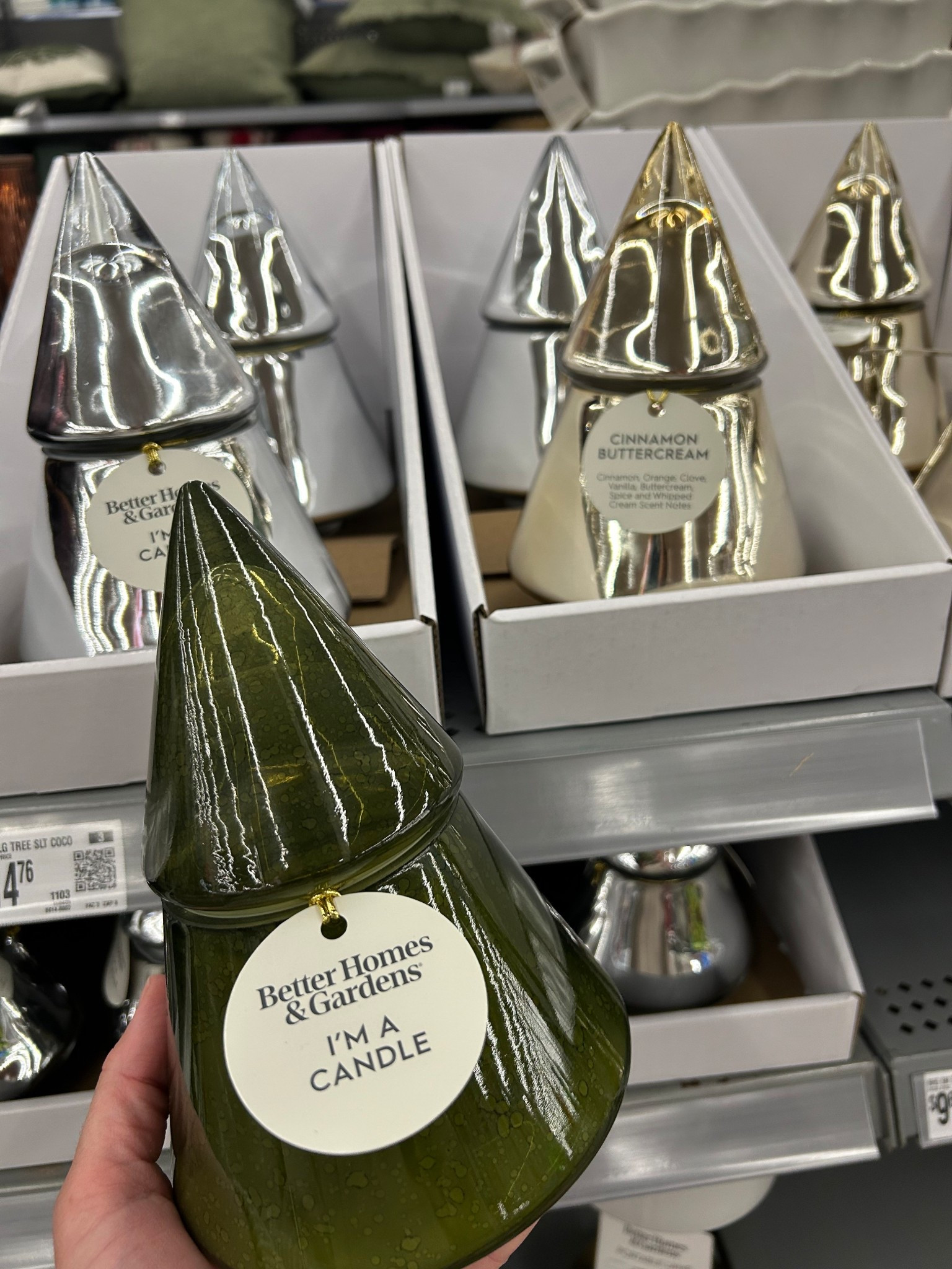 Found the most adorable candles at Walmart! Several colors and seasonal scents too 😍😍😍#walmartpartner #walmarthome #walmartfind #candles #christmastree #holidaycandle #holidaydecor

#LTKHome #LTKSeasonal #LTKHoliday