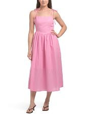 Eyelet Basque Waist Dress | TJ Maxx