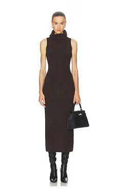 Camila Coelho Noel Maxi Dress in Chocolate Brown from Revolve.com | Revolve Clothing (Global)