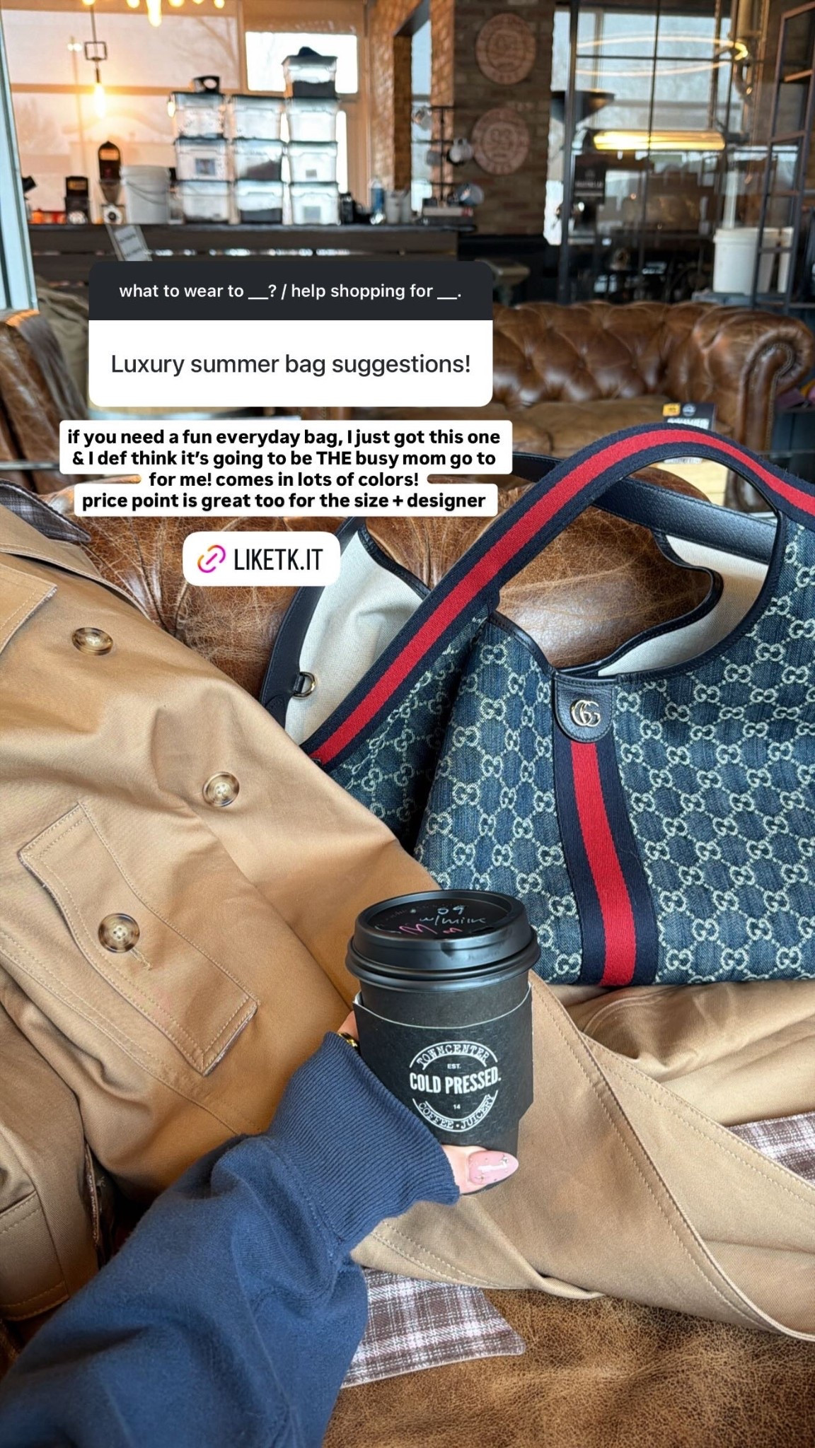 Designer bag for spring and summer! Denim bag 

#LTKmomlife #LTKdayinmylife #LTKgrwm