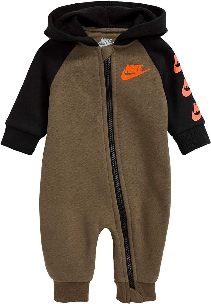 Nike Baby`s Futura Long Sleeve Full Zip Hooded Coverall | Amazon (US)