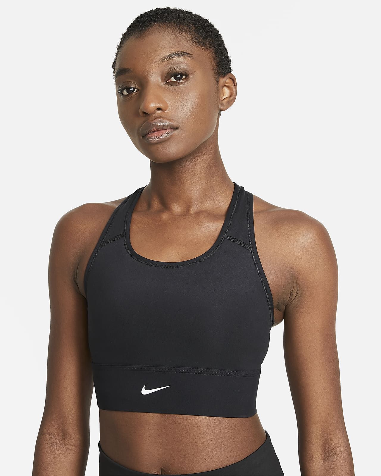 Women's Medium-Support 1-Piece Padded Longline Sports Bra | Nike (US)