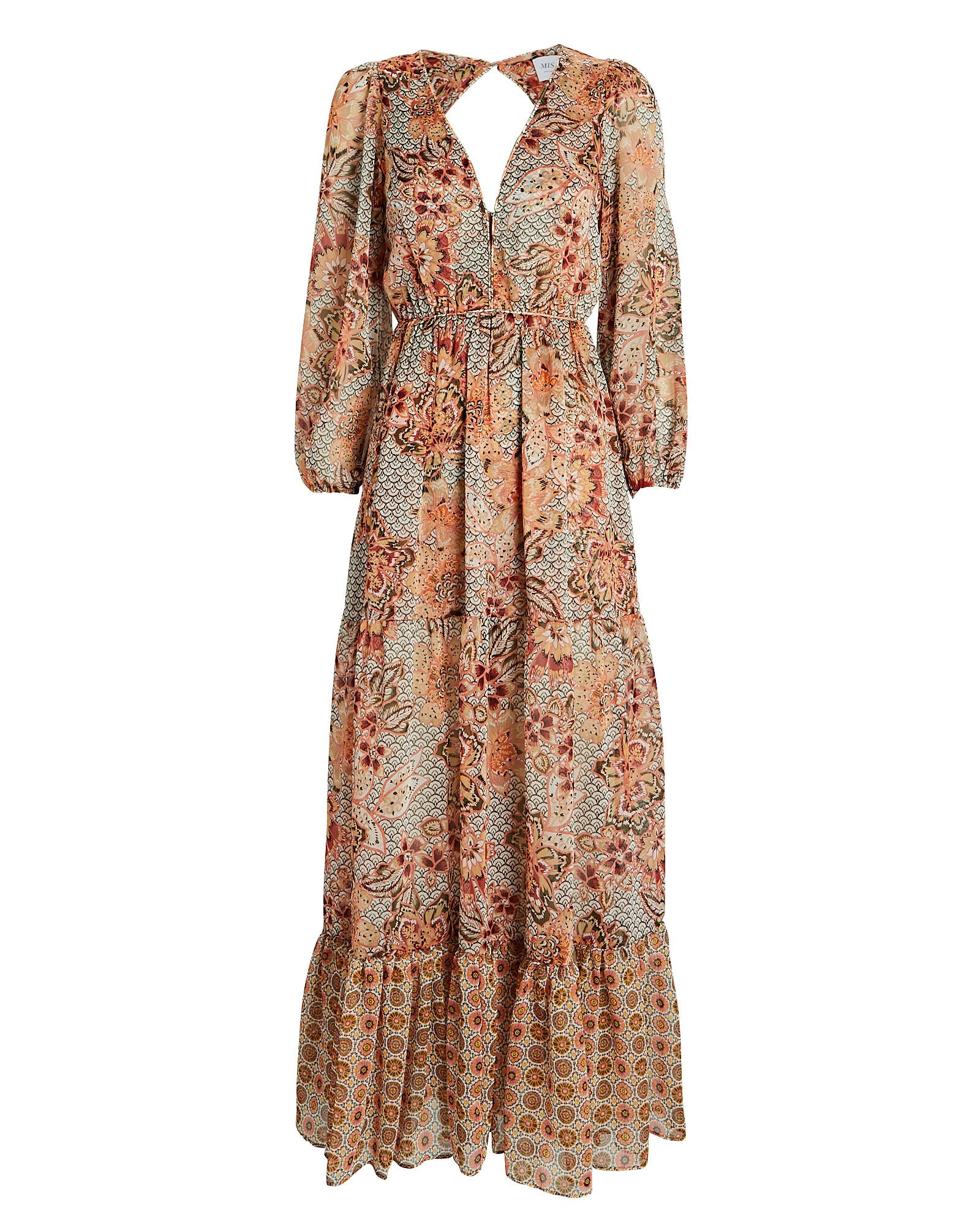 Anahita Open-Back Floral Maxi Dress | INTERMIX