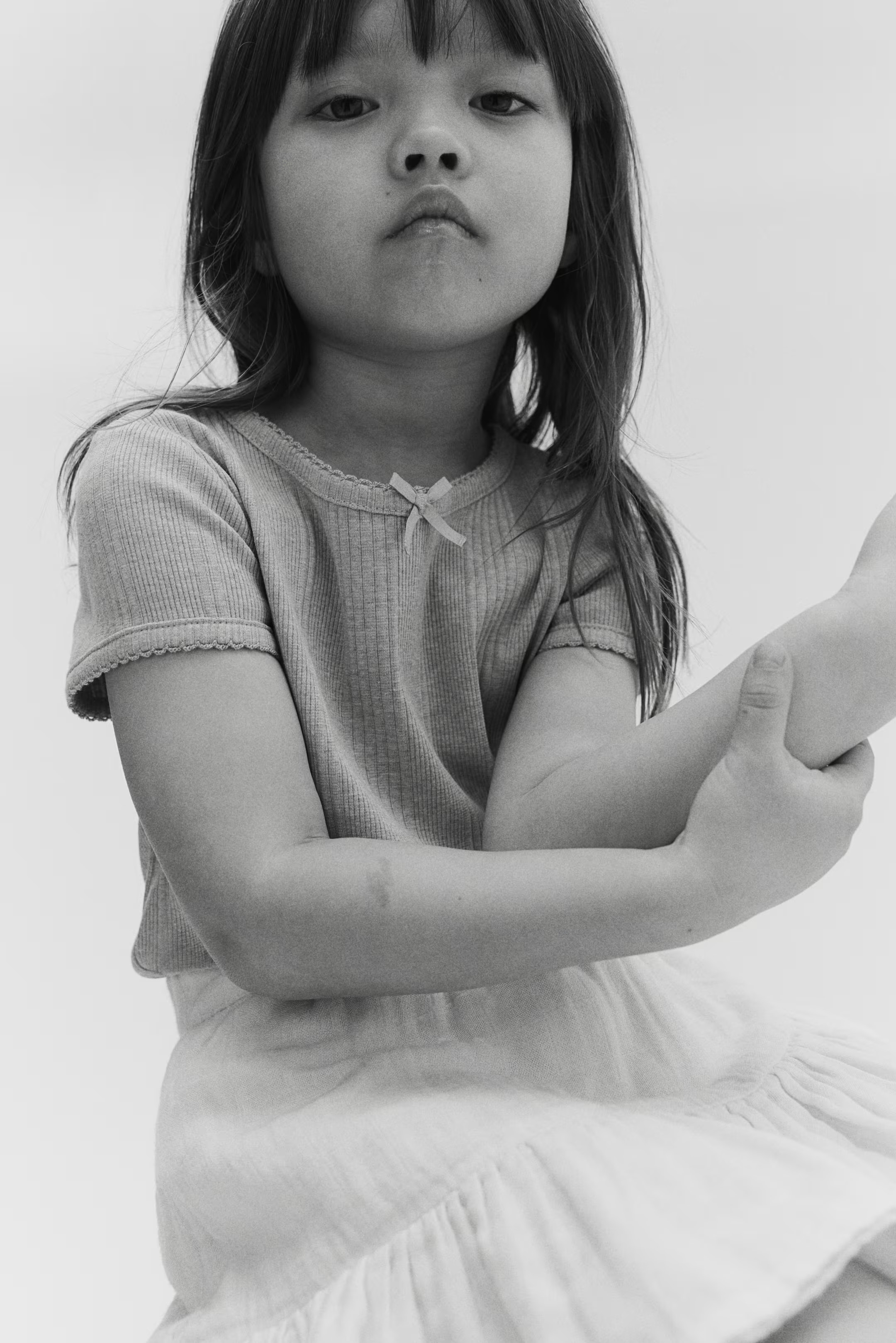 Ribbed Cotton Jersey Top | H&M (US + CA)