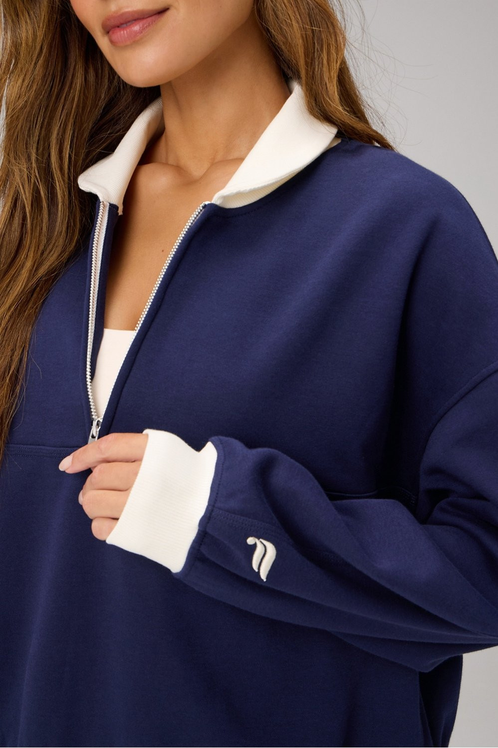Cozy Fleece Relaxed Half Zip | Fabletics