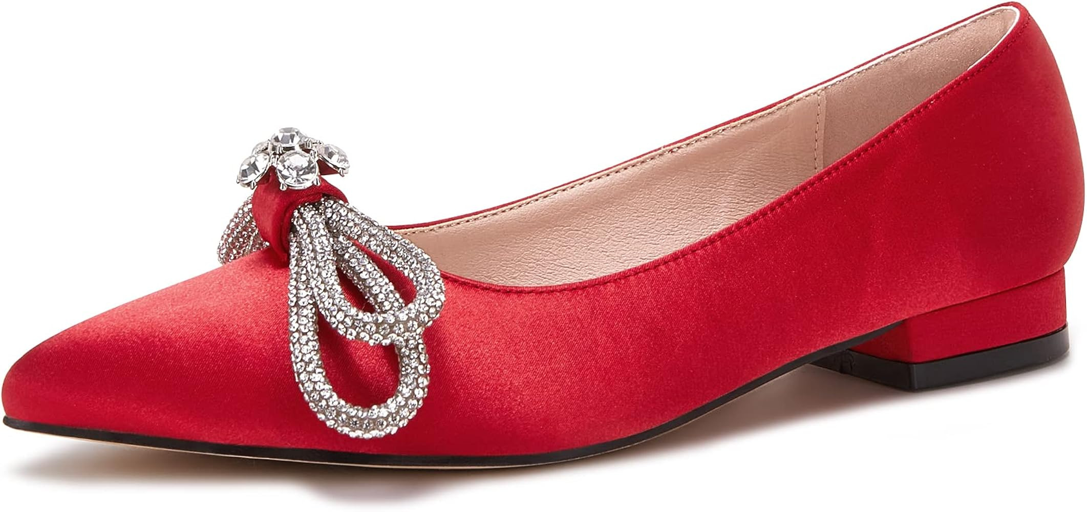 VETASTE Women's Ballet Flats Double Bow Pointed Toe Casual Comfortable Slip on Flat Ballerina Sho... | Amazon (US)