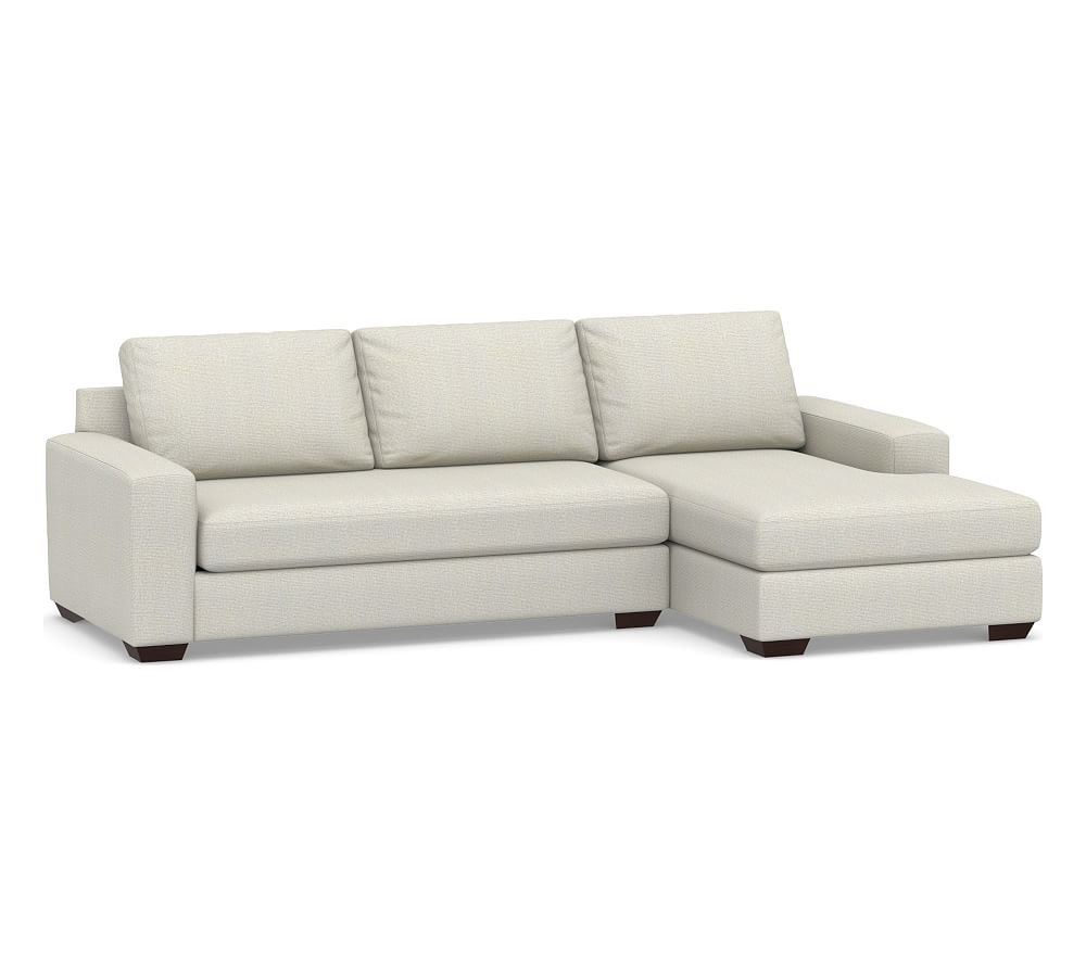Big Sur Square Arm Chaise Sectional (114"–156") | Pottery Barn (US)