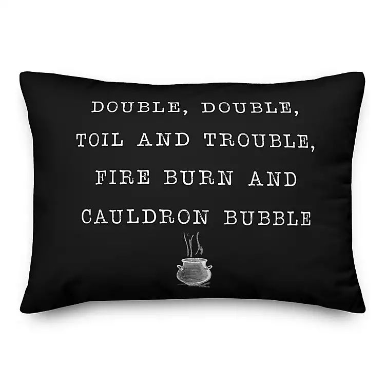 Cauldron Bubble Throw Pillow | Kirkland's Home