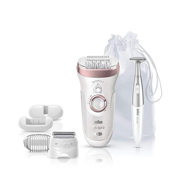 Braun Epilator Silk-épil 9 9-890 Facial Hair Removal for Women, Bikini Trimmer, Womens Shaver We... | Amazon (US)