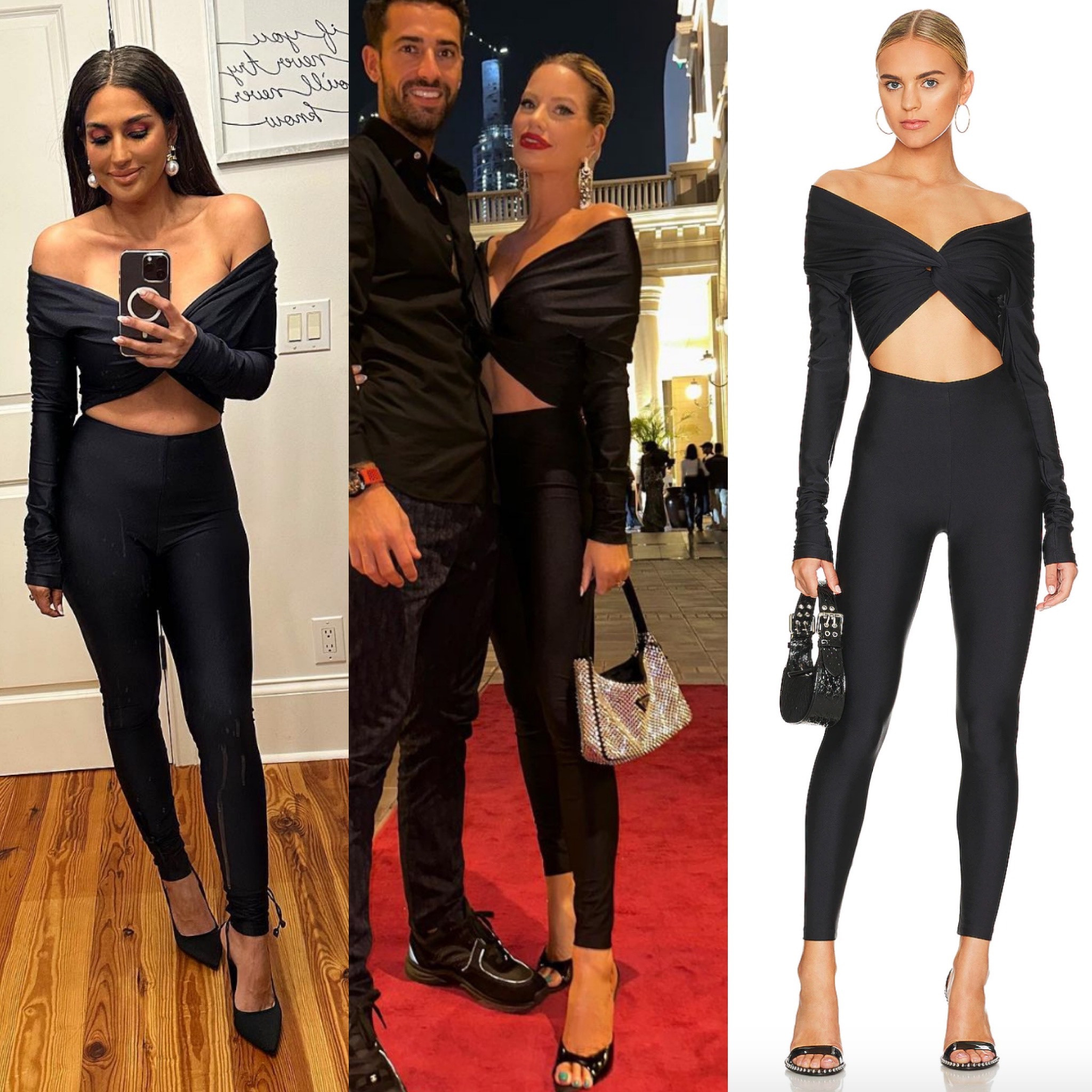 Caroline Stanbury's Black Cutout Leggings