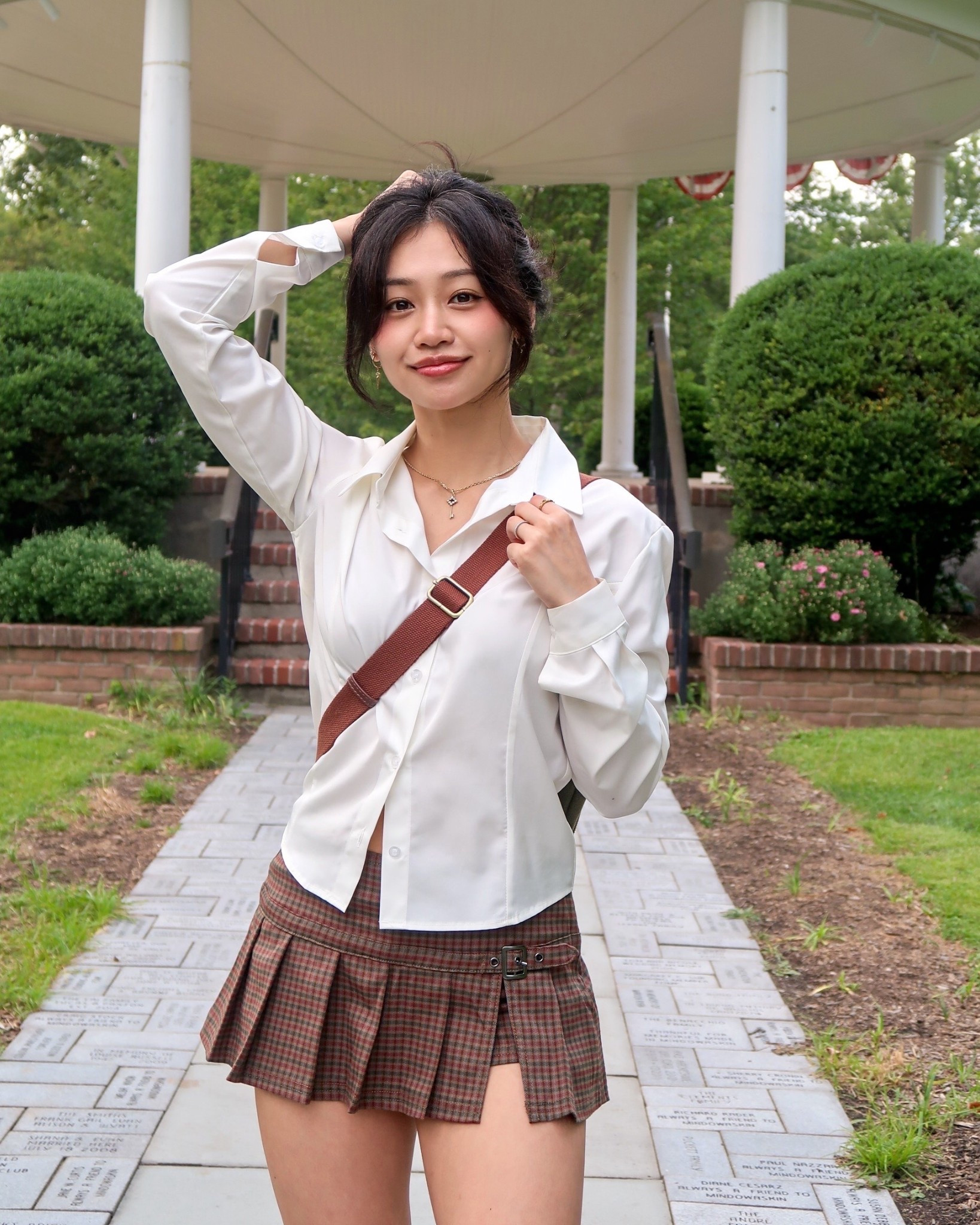 Finally found a mini skirt that is actually mini and has the right fit for petites!! 🍂🍁 

#LTKFindsUnder100 #LTKStyleTip #LTKPetite