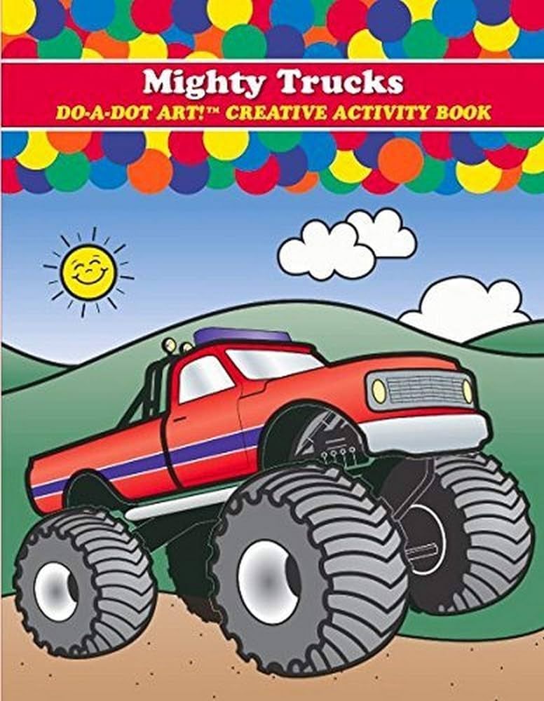 Coloring Books for Kids Toddlers - Do A Dot Art Mighty Trucks Activity Book | Amazon (US)