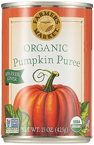 FARMERS MARKET FOODS Organic Pumpkin Puree, 15 OZ | Amazon (US)
