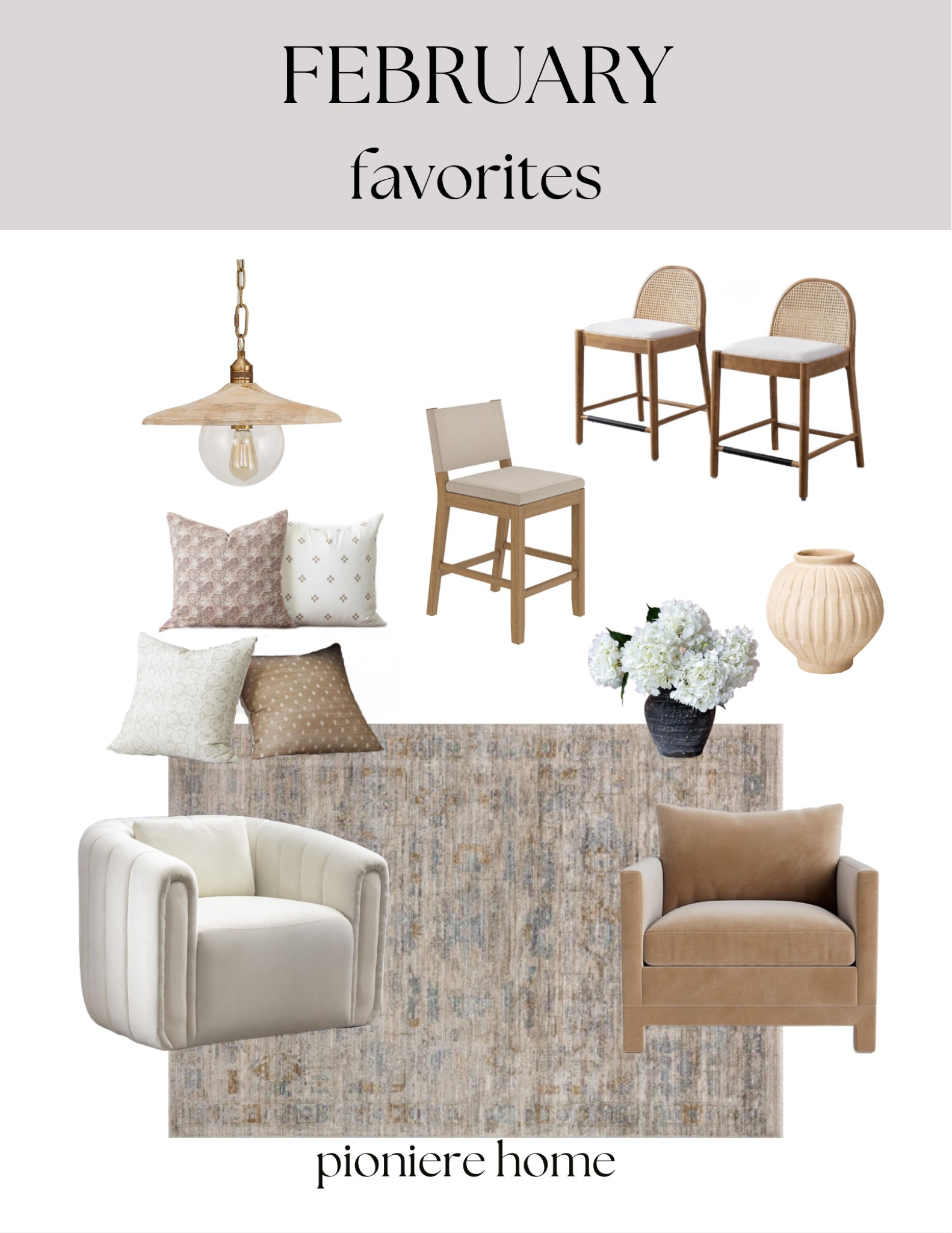 February favorites. Best sellers. Amazon bar stools, accent chairs, loloi rug, spring pillows, faux hydrangeas, vases. Cher & co chair  

#LTKhome #LTKfindsunder50 #LTKSeasonal