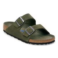 Arizona Soft Footbed Suede Leather Thyme Tonal | BIRKENSTOCK | Birkenstock USA