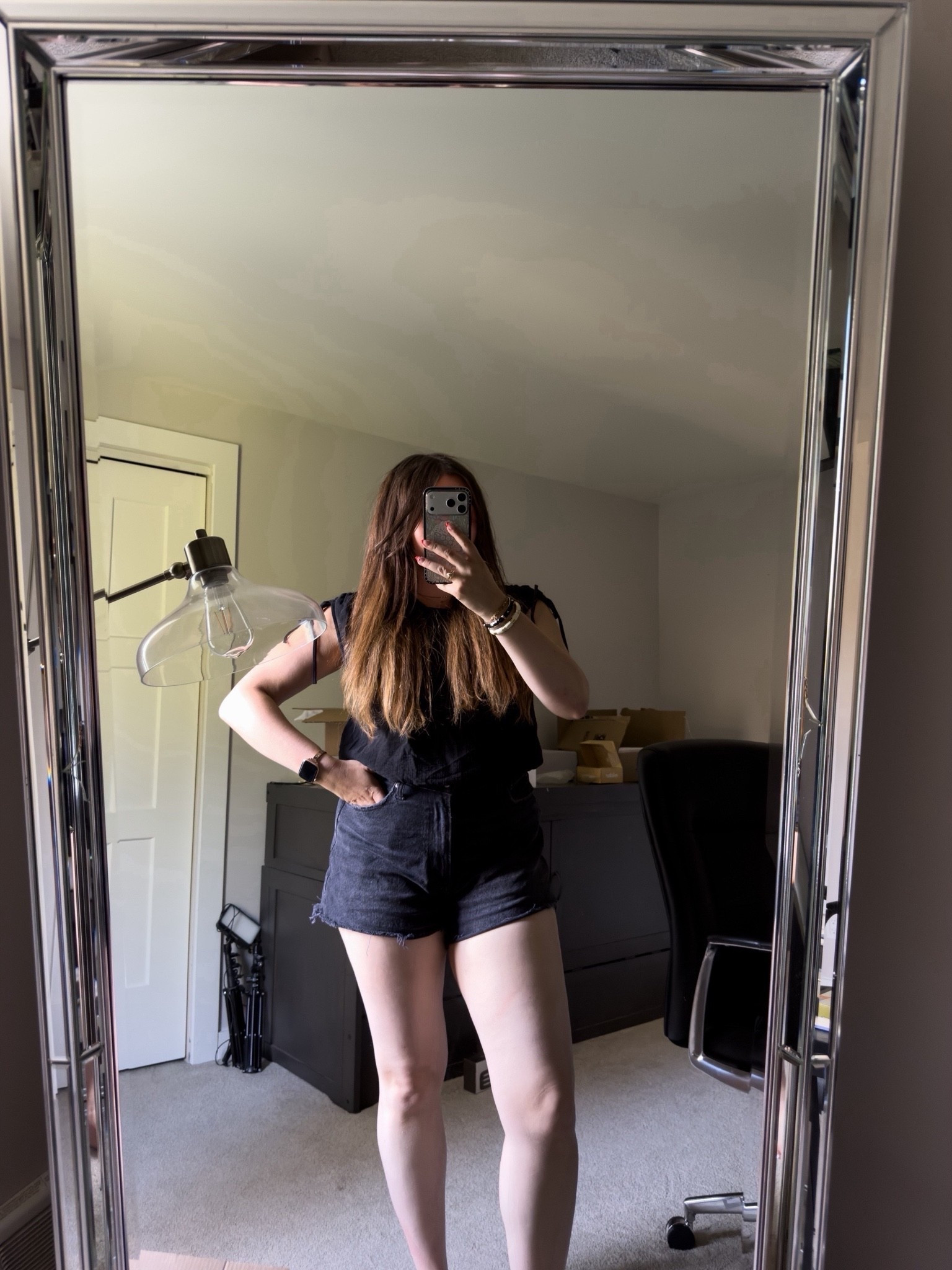 Immediately had to rush home to change and head to a work event! Definitely should’ve worn different shorts but sometimes you have to do what you have to do in the heat.

#LTKMidsize #LTKootd #LTKWorkwear