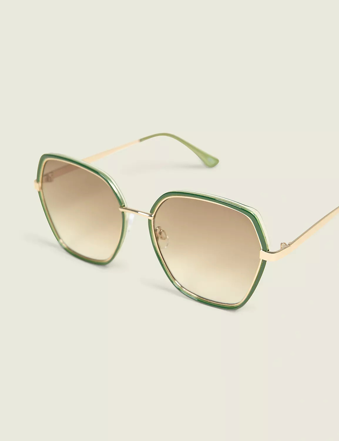 Green Oversized Sunglasses | Lane Bryant (US)
