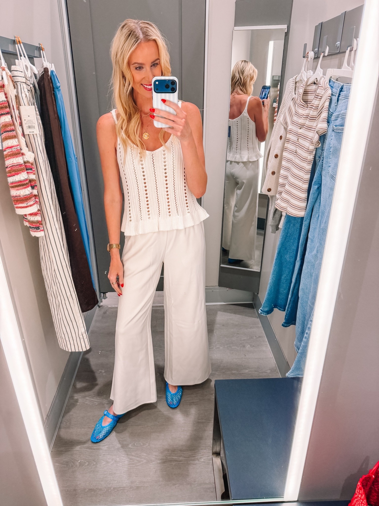 Obsessed with these wide leg pants! 

Target pants / Pull on pants / Target style / Openwork sweater

#LTKootd #LTKdayinmylife