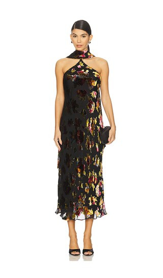 Hayley Dress in Countryside Devor? Black | Revolve Clothing (Global)