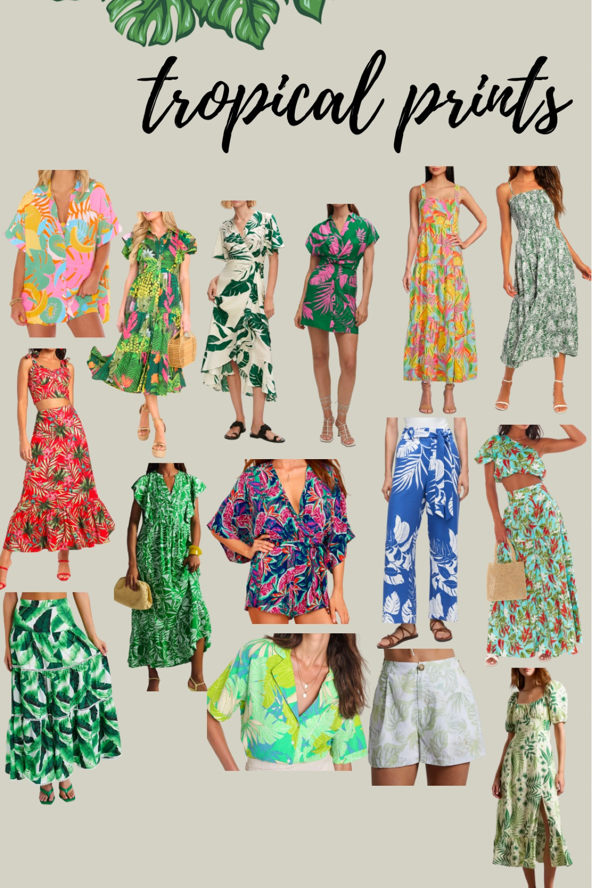 Tropical Prints 😍🌴☀️

Summer style, vacation outfit, sundress, maxi dress, travel style, palm leaf, leaf print, printed dress, colorful style. 

#LTKFind #LTKunder100 #LTKstyletip