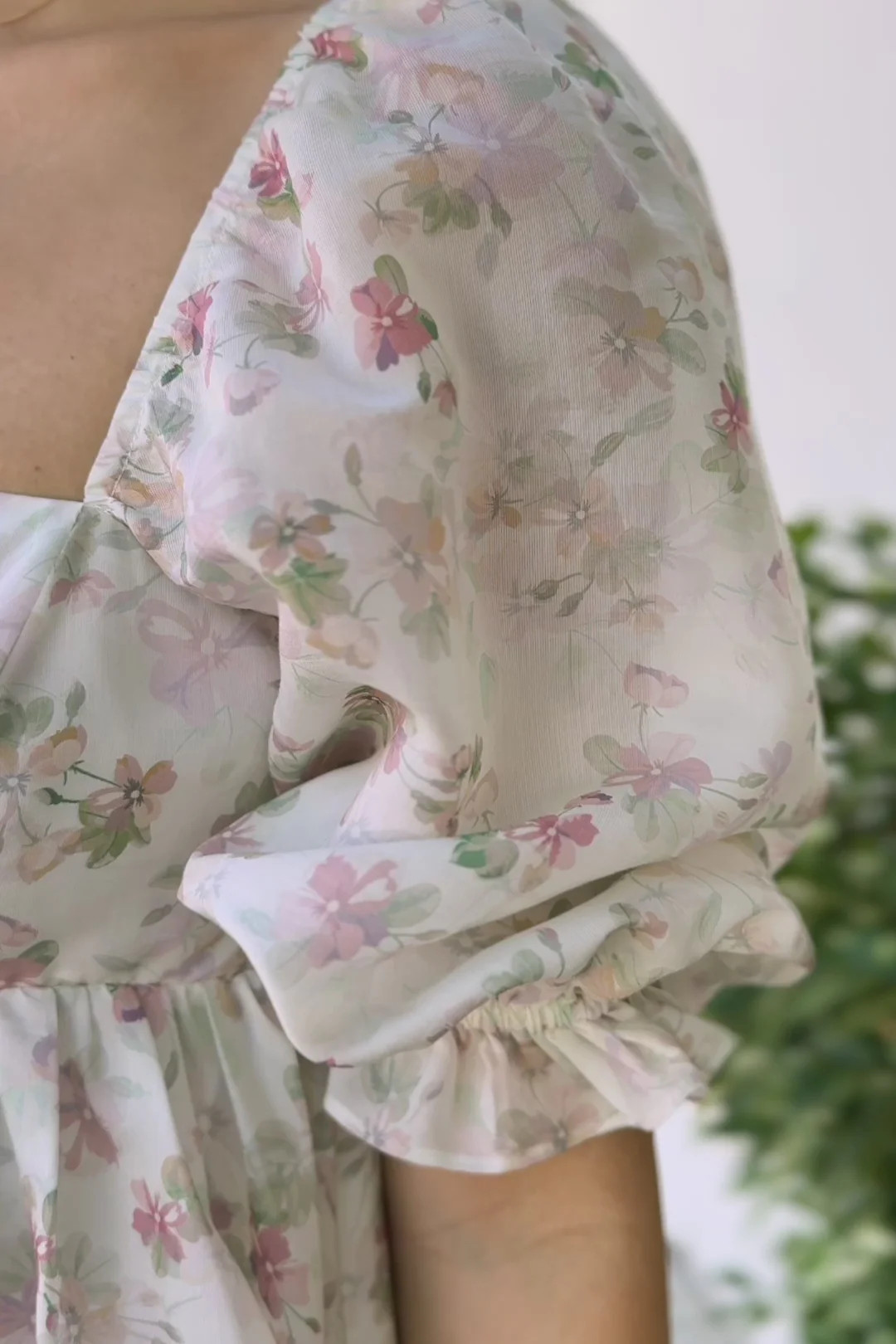 Elle Babydoll Mini Dress | Morning Lavender