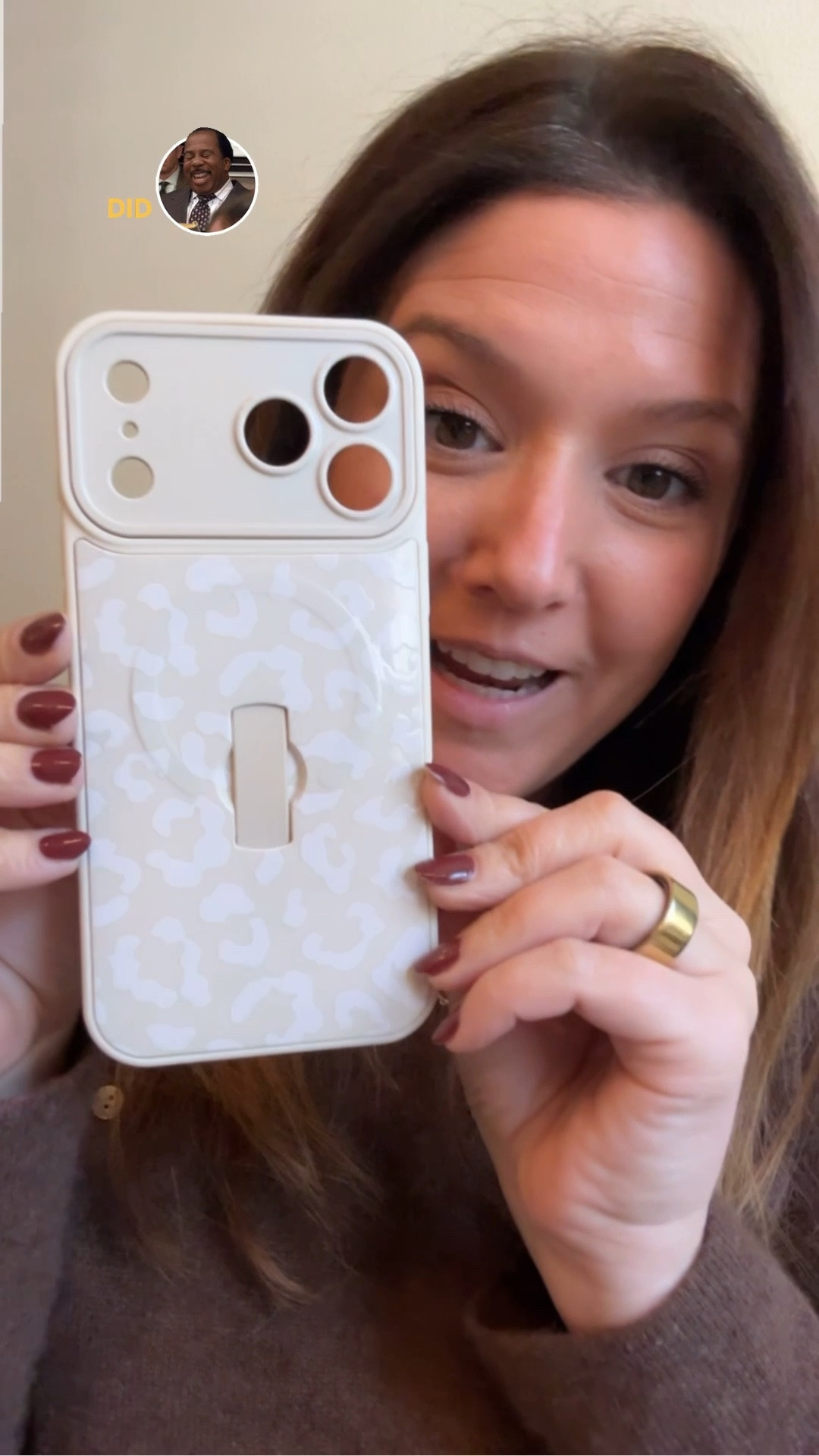 I still LOVE Loopy! No shade, I promise! But this Amazon find is 🔥🔥🔥 Now I won’t have to remove my case to charge my new iPhone 17! This white leopard is so cute but they have tons of colors! Works for different phone model as well well I believe 

#LTKFindsUnder50 #LTKmomlife #LTKstorytime