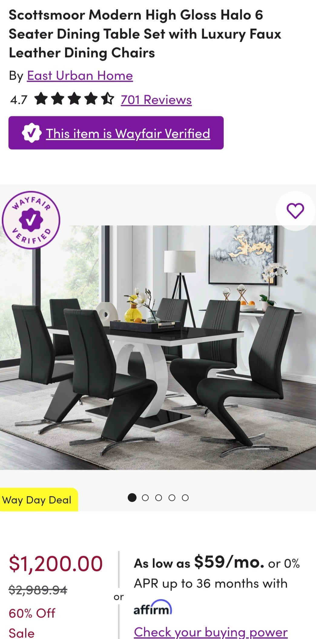 Wayfair WayDay is almost OVER—last chance to grab insane flash deals before they’re gone! 🚨 Up to 80% OFF, limited stock, and everything is selling FAST. Don’t miss the semi-annual sale from April 25–27—your dream dining table set is waiting… but not for long. Shop NOW before it’s too late! ✨#Wayfair #WayfairWayDay #WayDaySale #WayDayDeals #WayfairSale #FlashDeals #LimitedStock #SellingFast #UpTo80Off #LastChance #SaleEndsTomorrow #HurryUp #ShopNow #DealAlert #FurnitureDeals #DiningTableSet #DiningRoomGoals #HomeDeals #MegaSale #SemiAnnualSale #WayfairFinds #TrendingDeals #HomeInspo #LuxuryForLess #BudgetFinds #USADeals #ViralFinds #HomeUpgrade #InteriorGoals #MustBuyNow

#LTKSeasonal #LTKHome #LTKSaleAlert