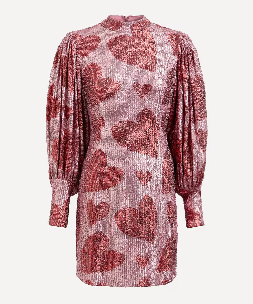 Hearts Sequin Mini-Dress | Liberty London (UK)