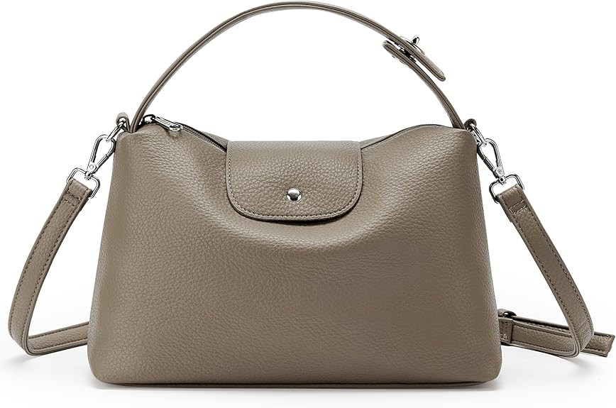 KALIDI Soft Vegan Leather Hobo Bag, Crossbody Purses Satchel for Women with Top Handle | Amazon (US)