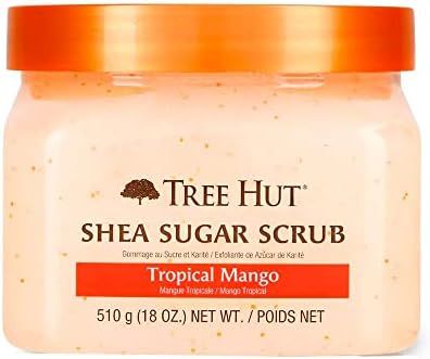 Tree Hut Shea Sugar Scrub Tropical Mango, 18oz, Ultra Hydrating and Exfoliating Scrub for Nourishing | Amazon (US)