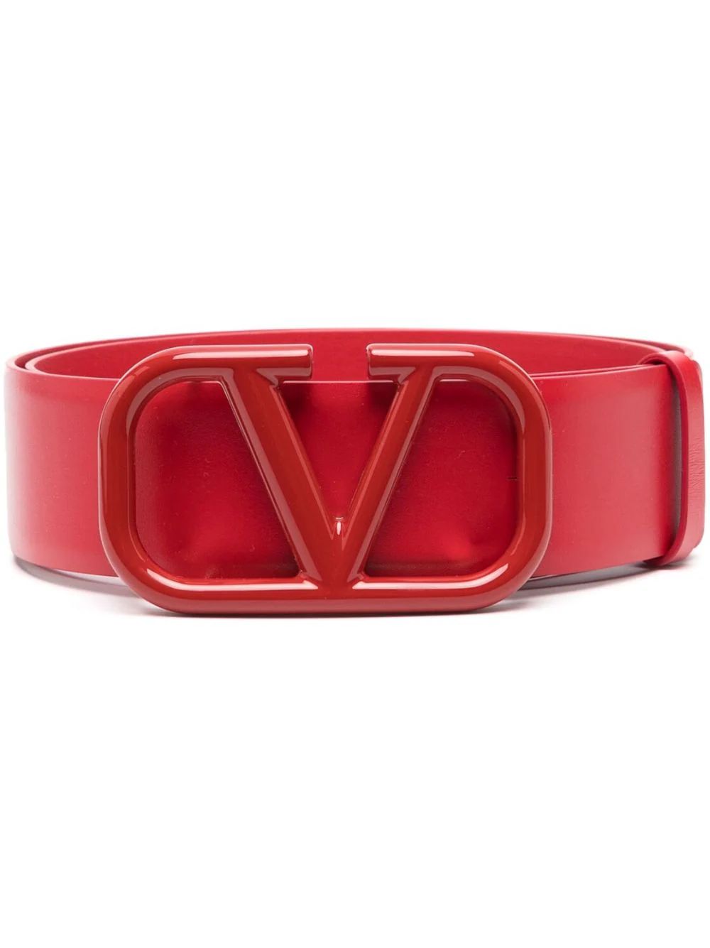 Valentino Garavani VLogo Leather Belt - Farfetch | Farfetch Global
