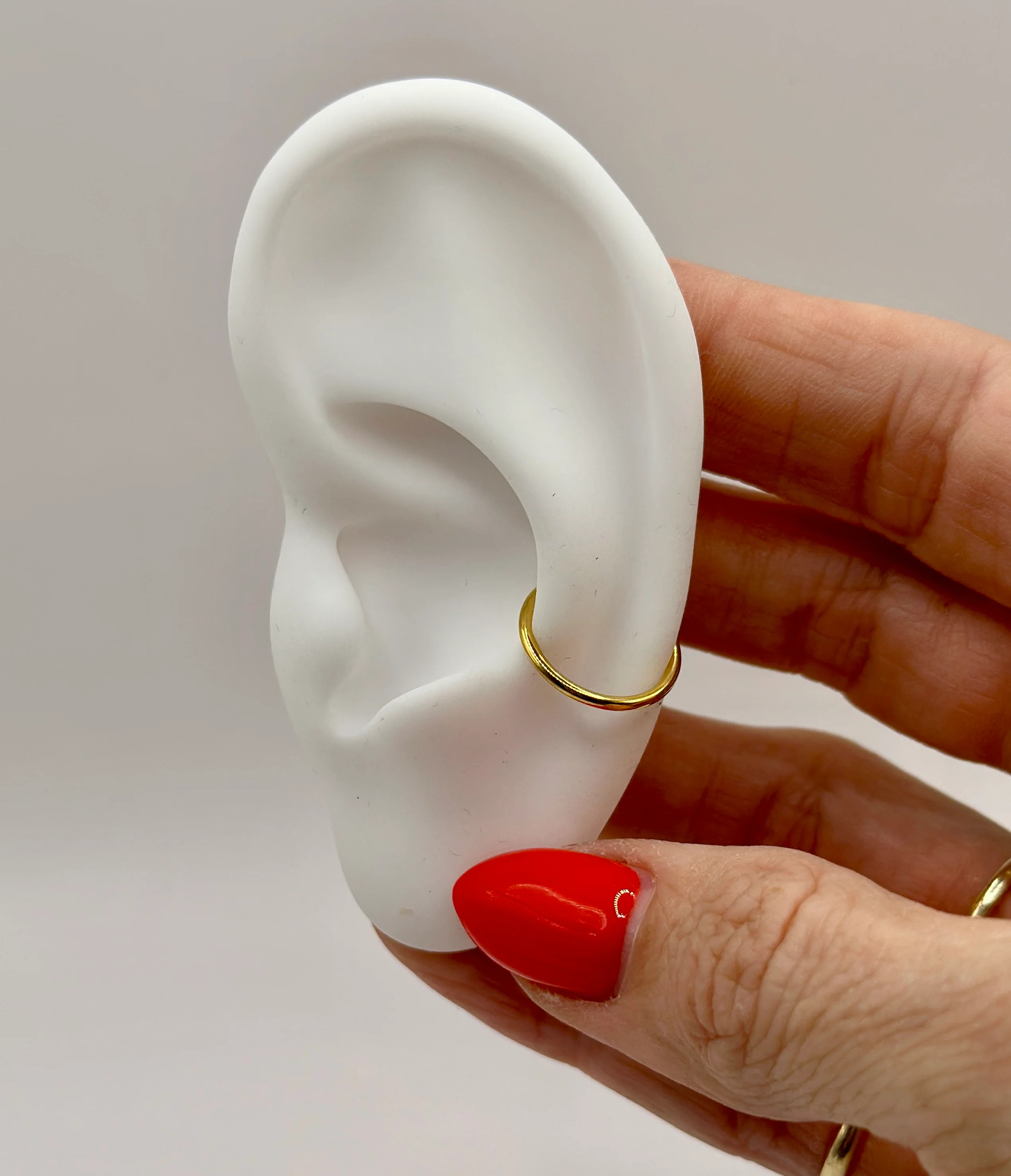 Smooth Conch Hoop | Pierced by Ash Design