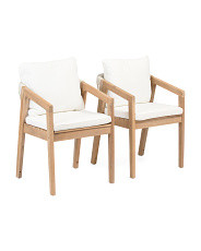 Set Of 2 Outdoor Arm Chairs | Furniture & Lighting | Marshalls | Marshalls