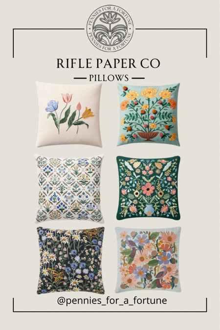 Pillow finds at Rifle Paper Co, use the code BLOOM25 for 25% off! 
Ltk home, ltk sale alert, ltk style tip, pillow finds, rifle paper co

#LTKStyleTip #LTKSaleAlert #LTKHome