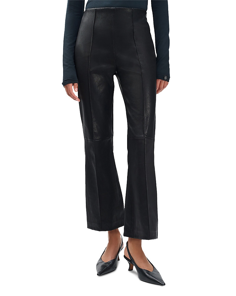rag & bone Irina Leather Kick Flare Pants | Bloomingdale's (US)
