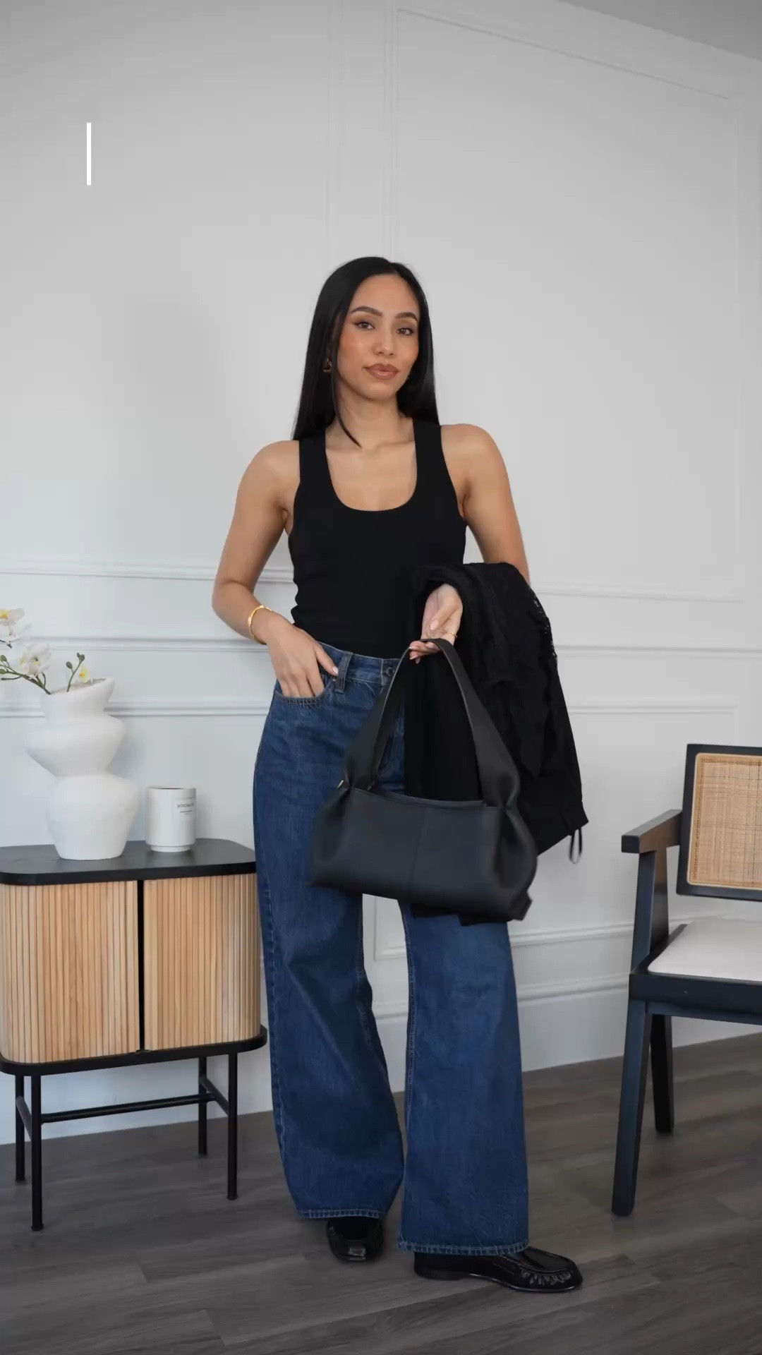 Get ready with me for dinner 🖤 recreating a Pinterest Rosie HW look ✨ how did I do!? 

Lip combo 
@yslbeauty love nude kiss shaper (shade 102) and lip blush (02) 💋 

#getreadywithme #datenight #makeup 

#LTKgrwm #LTKootd